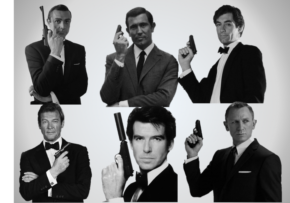 Все джеймсы бонды. Агенты 007 актеры хронология Шон Коннери. Джеймс Бонд актеры коллаж. Бонд коллаж